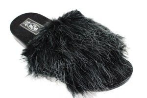 1075. Laczki damskie otwarte Pami odlew 107 DO-PU czarne