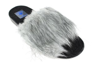 1075-A. Laczki damskie otwarte Pami odlew 107 DO-PU popielate