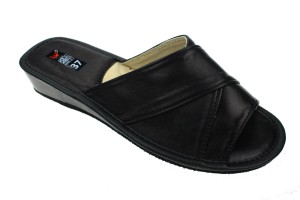 034-A. Laczki damskie  oblekane na krzyż czarne