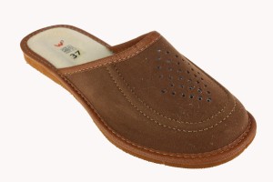 075. Laczki damskie skóra zamszowa