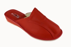 076-C. Laczki damskie pełne Wójciak oblekane czerwone