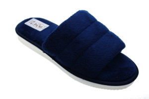 105. Laczki damskie otwarte Pami frotka DŁG granatowe