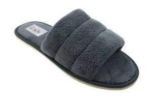 106-H. Laczki damskie otwarte Pami frotka DŁG grafitowe