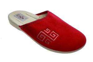 112-F. Laczki damskie pełne Pami płaskie odlew DZ-PU różowe