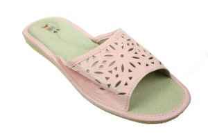 420-C. Laczki damskie otwarte tłoczone j. różowe