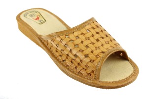 178. Laczki damskie otwarte plecionka kolor skóry