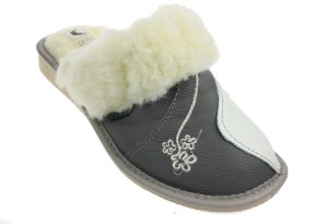 466. Laczki damskie ocieplane Wójciak haft popielate