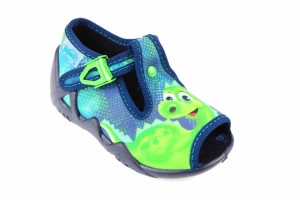 664. Obuwie chłopięce Befado 217 P 080 wzór niebieskie