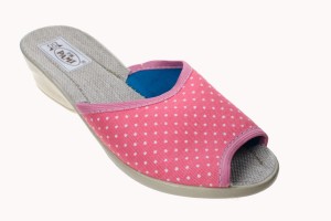 676. Laczki damskie Pami odlew TOP-2 j. różowe kropki