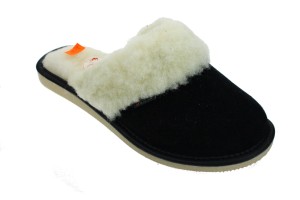 1101-B. Laczki damskie Wójciak na wełnie czarne