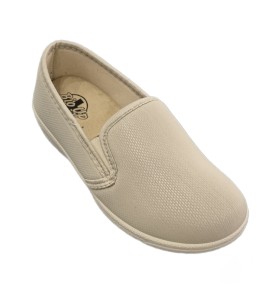 1883. Obuwie damskie tekstylne włoskie  na haluksy P-29 beżowe-1