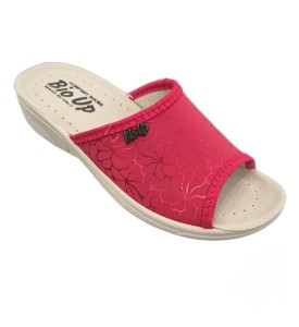 1885. Klapki damskie włoskie czerwone na haluksy