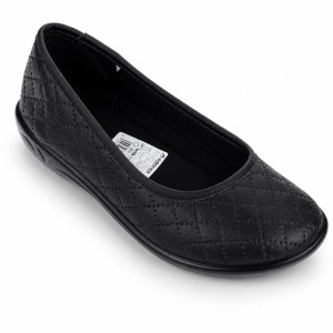 718-B. Obuwie damskie balerinki adanex czarne