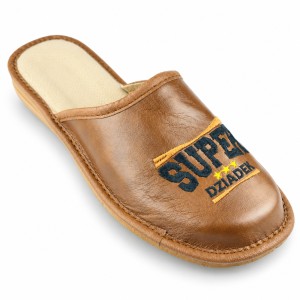 344-A. Laczki męskie - super dziadek brązowe