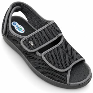224-A. Obuwie męskie tekstylne Befado Dr Orto system 077 M 002 sandały popielate